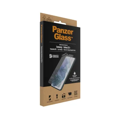 PanzerGlass - Ochranná fólia Case Friendly AB pre Samsung Galaxy S22+, číra