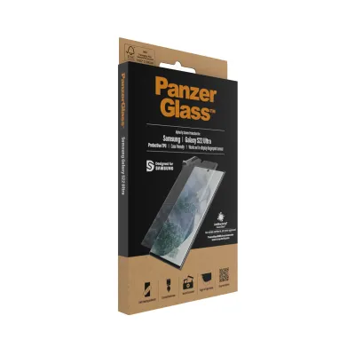 PanzerGlass - Ochranná fólia Case Friendly AB TPU pre Samsung Galaxy S22 Ultra, číra