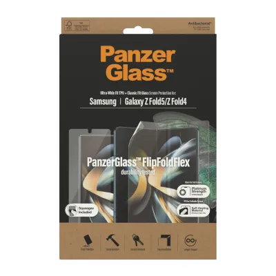 PanzerGlass - Ochranná fólia Case Friendly AB pre Samsung Galaxy Z Fold5/Z Fold4, číra