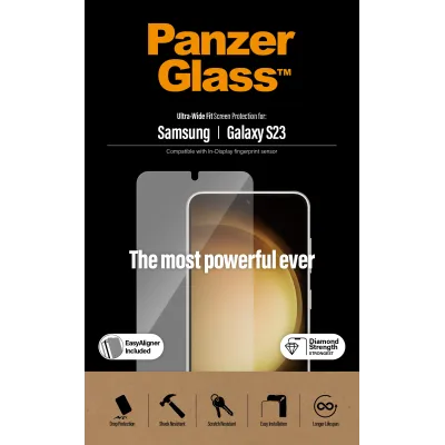 PanzerGlass - Tvrdené sklo UWF AB FP wA pre Samsung Galaxy S23, číra