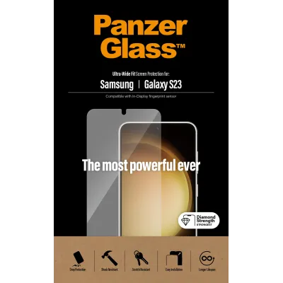 PanzerGlass - Tvrdené sklo UWF AB FP pre Samsung Galaxy S23, číra