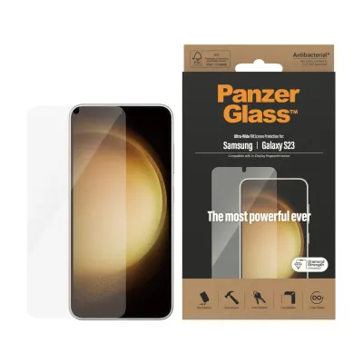 PanzerGlass - Tvrdené sklo UWF AB FP pre Samsung Galaxy S23, číra