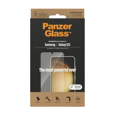 PanzerGlass - Tvrdené sklo UWF AB FP pre Samsung Galaxy S23, číra