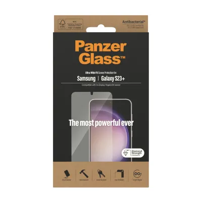 PanzerGlass - Tvrdené sklo UWF AB FP pre Samsung Galaxy S23+, číra