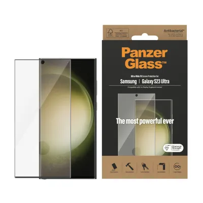 PanzerGlass - Tvrdené sklo UWF AB FP pre Samsung Galaxy S23 Ultra, číra