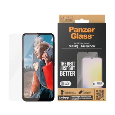 PanzerGlass - Tvrdené sklo Re:fresh UWF s aplikátorom pre Samsung Galaxy A25 5G, číra