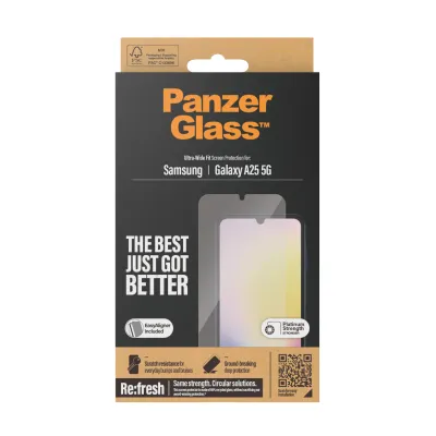 PanzerGlass - Tvrdené sklo Re:fresh UWF s aplikátorom pre Samsung Galaxy A25 5G, číra