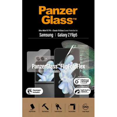 PanzerGlass - Ochranná fólia UWF AB pre Samsung Galaxy Z Flip5, číra