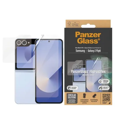 PanzerGlass - Ochranná fólia UWF a tvrdené sklo pre Samsung Galaxy Z Flip6, číra