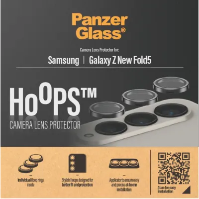 PanzerGlass - Ochranný kryt objektívu Hoops pre Samsung Galaxy Z Fold6, čierna