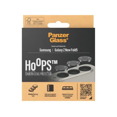 PanzerGlass - Ochranný kryt objektívu Hoops pre Samsung Galaxy Z Fold6, čierna