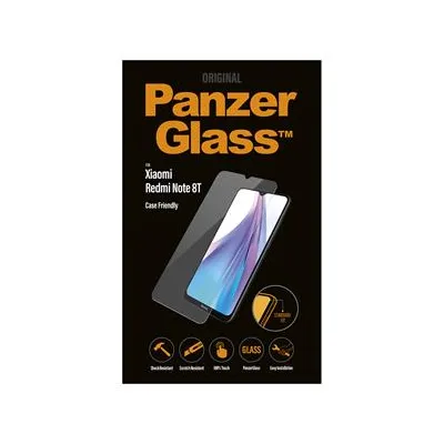 PanzerGlass - Tvrdené sklo Case Friendly pre Xiaomi Redmi Note 8T, čierna