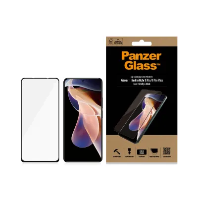 PanzerGlass - Tvrdené sklo Case Friendly pre Xiaomi Redmi Note 11 Pro/11 Pro Plus, čierna