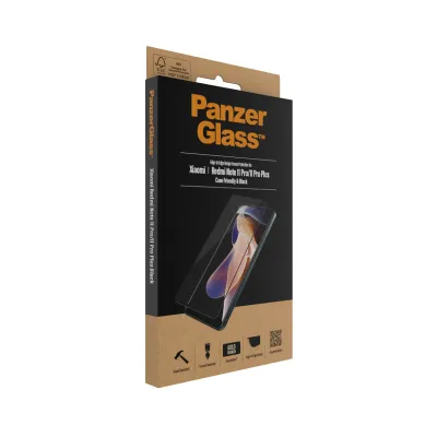 PanzerGlass - Tvrdené sklo Case Friendly pre Xiaomi Redmi Note 11 Pro/11 Pro Plus, čierna