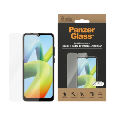 PanzerGlass - Tvrdené sklo UWF pre Xiaomi Redmi A2, čierna