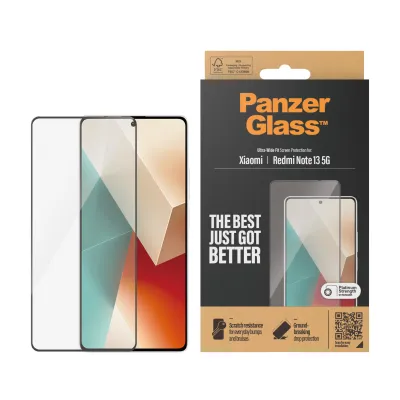 PanzerGlass - Tvrdené sklo UWF pre Xiaomi Redmi Note 13, čierna
