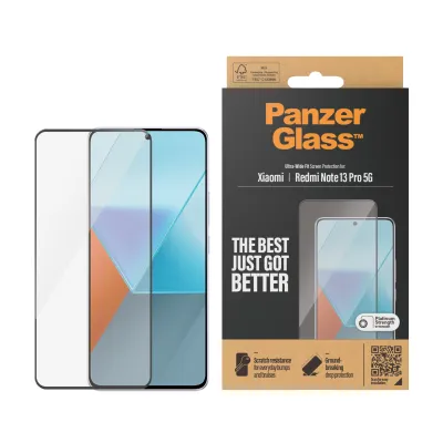 PanzerGlass - Tvrdené sklo UWF pre Xiaomi Redmi Note 13 Pro, čierna