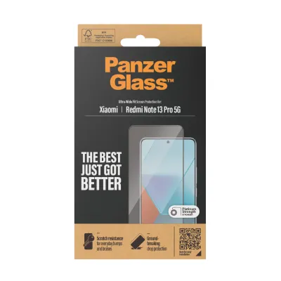 PanzerGlass - Tvrdené sklo UWF pre Xiaomi Redmi Note 13 Pro, čierna