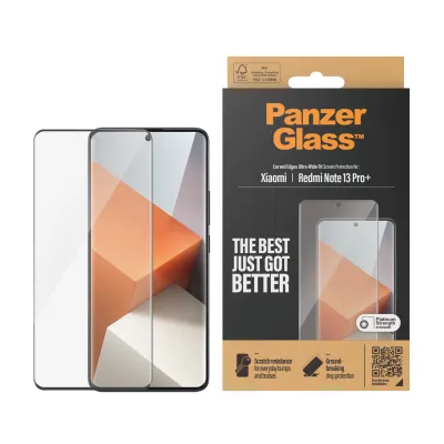 PanzerGlass - Tvrdené sklo UWF pre Xiaomi Redmi Note 13 Pro+, čierna