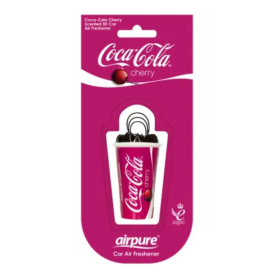AirPure - Coca-Cola Cherry 3D Závesná vôňa do auta