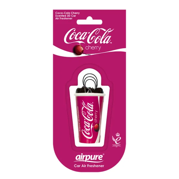 AirPure - Coca-Cola Cherry 3D Závesná vôňa do auta