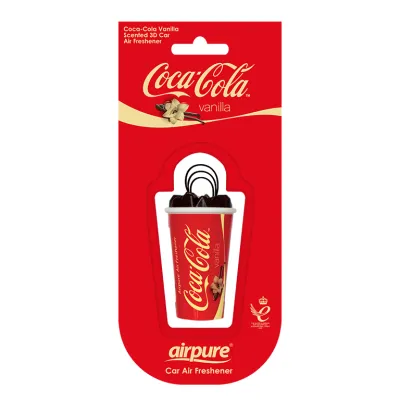 AirPure - Coca-Cola Vanilla 3D Závesná vôňa do auta
