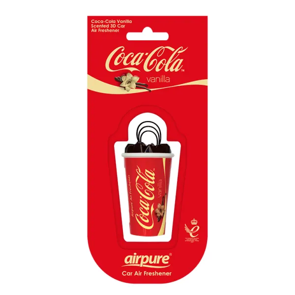 AirPure - Coca-Cola Vanilla 3D Závesná vôňa do auta