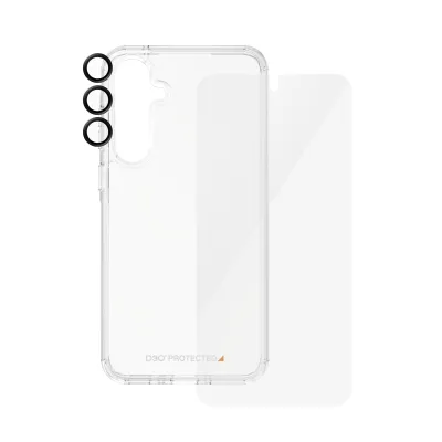 PanzerGlass - Bundle Hoops + Tvrdené sklo UWF + Hard Case D3O pre Samsung Galaxy A55 5G
