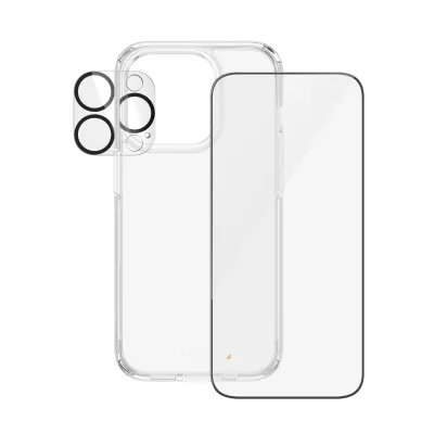 PanzerGlass - Bundle PicturePerfect + Tvrdené sklo UWF + Hard Case D3O pre iPhone 15 Pro