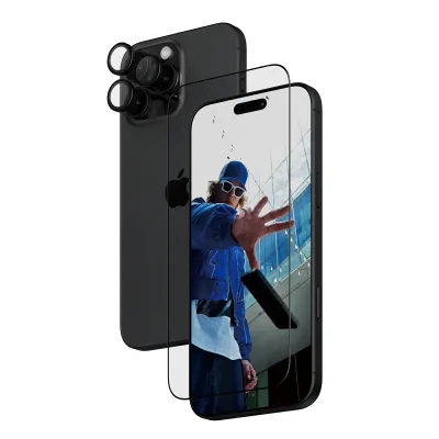 PanzerGlass - Bundle Hoops + Tvrdené sklo UWF pre iPhone 16 Pro Max
