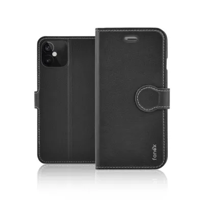 Fonex - Puzdro Book Identity pre iPhone 12 mini, čierna