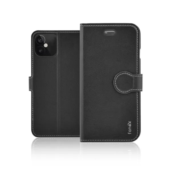 Fonex - Puzdro Book Identity pre iPhone 12 mini, čierna
