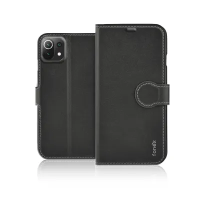 Fonex - Puzdro Book Identity pre Xiaomi Mi 11 Lite 5G, čierna