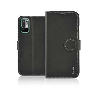 Fonex - Puzdro Book Identity pre Xiaomi Redmi Note 10 5G, čierna
