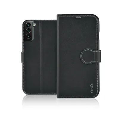 Fonex - Puzdro Book Identity pre Samsung Galaxy S22+, čierna