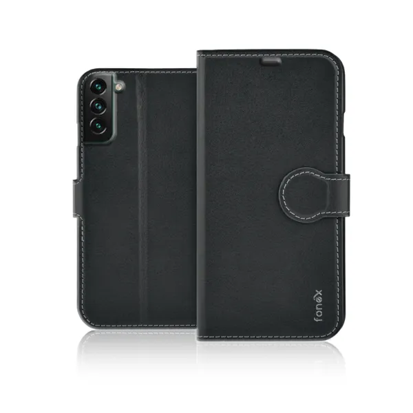 Fonex - Puzdro Book Identity pre Samsung Galaxy S22+, čierna