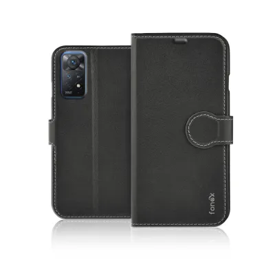 Fonex - Puzdro Book Identity pre Xiaomi Redmi Note 11 Pro 4G/11 Pro 5G, čierna