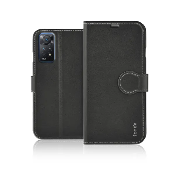 Fonex - Puzdro Book Identity pre Xiaomi Redmi Note 11 Pro 4G/11 Pro 5G, čierna