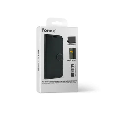 Fonex - Puzdro Book Identity pre iPhone 14 Plus, čierna