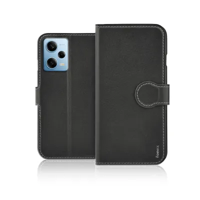 Fonex - Puzdro Book Identity pre Xiaomi Redmi Note 12 Pro, čierna