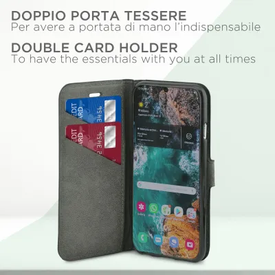 Fonex - Puzdro Book Identity pre Xiaomi Redmi Note 12 Pro, čierna