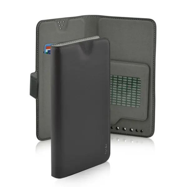 Fonex - Puzdro Twin Universal Book pre smartfón od 6,3'' do 6,7'', čierna