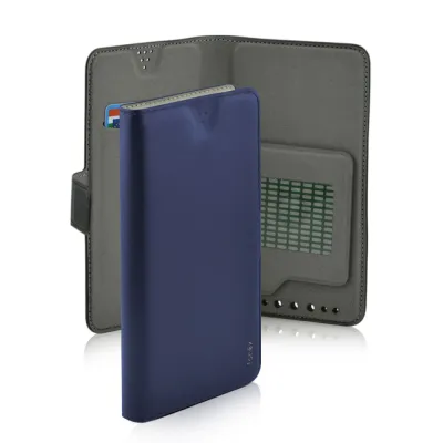 Fonex - Puzdro Twin Universal Book pre smartfón od 6,3'' do 6,7'', modrá