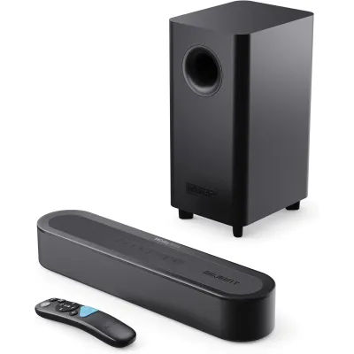 Majority - Soundbar a bezdrôtový Sub Bowfell Axis 2.1 Atmos, čierna