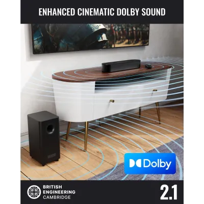 Majority - Soundbar a Subwoofer Bowfell Axis 2.1 Dolby, čierna