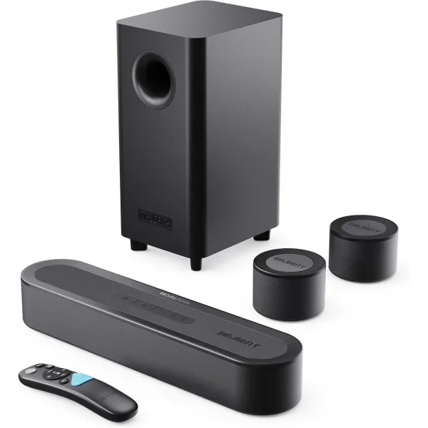 Majority - 5.1 Audio systým Bowfell Halo 5.1 Atmos, čierna