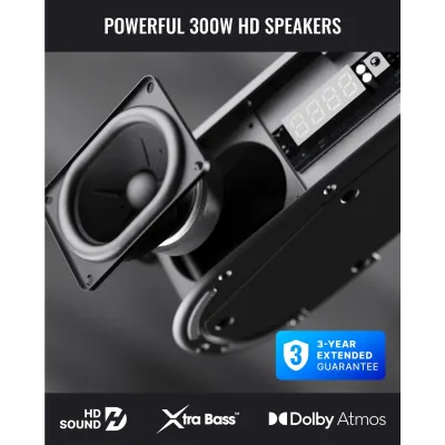 Majority - 5.1 Audio systým Bowfell Halo 5.1 Atmos, čierna