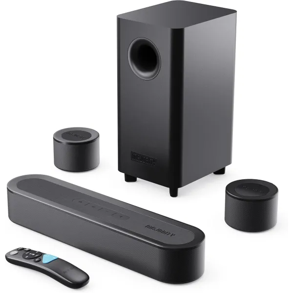 Majority - 5.1 Audio systým Bowfell Halo 5.1 Dolby, čierna