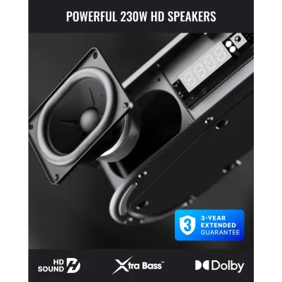 Majority - 5.1 Audio systým Bowfell Halo 5.1 Dolby, čierna