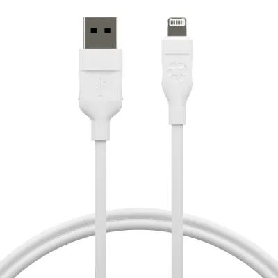 dbramante1928 - Kábel USB-A/Lightning, 12 W, re-charge, 1,2 m, biela